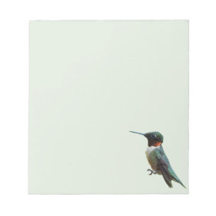 Bloc-note Photographie d'oiseau Colibri à gorge rubis