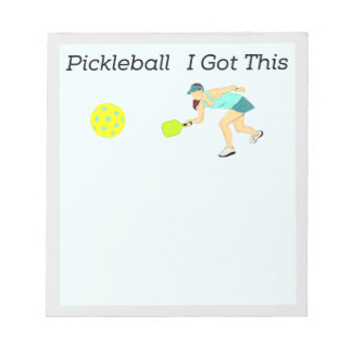 Bloc-note Pickleball Notepad. Pickleball Notepad Drôle.