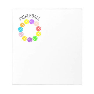 Bloc-note Pickleball Notepad pour les notes, les notes, les 