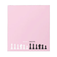 Pièce d'échecs personnalisée rose