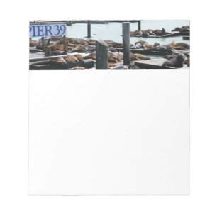 Bloc-note Pier 39 Sea Lions