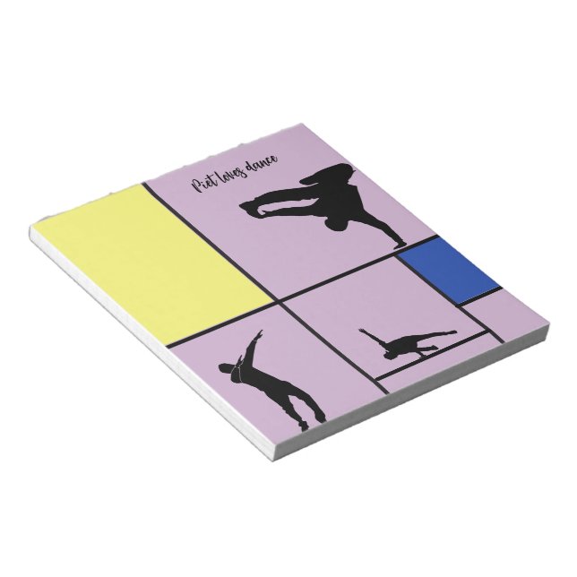 Bloc-note Piet Love Danse Mondrian Street Hiphop Style (Incliné)