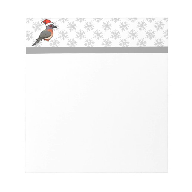 Bloc-note Pigeon Père Noël (Devant)