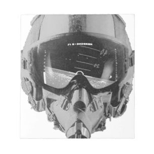 Bloc-note Pilote fighter Helmet and Altimètre