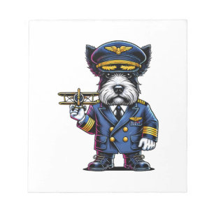 Bloc-note Pilote Terrier Écossais