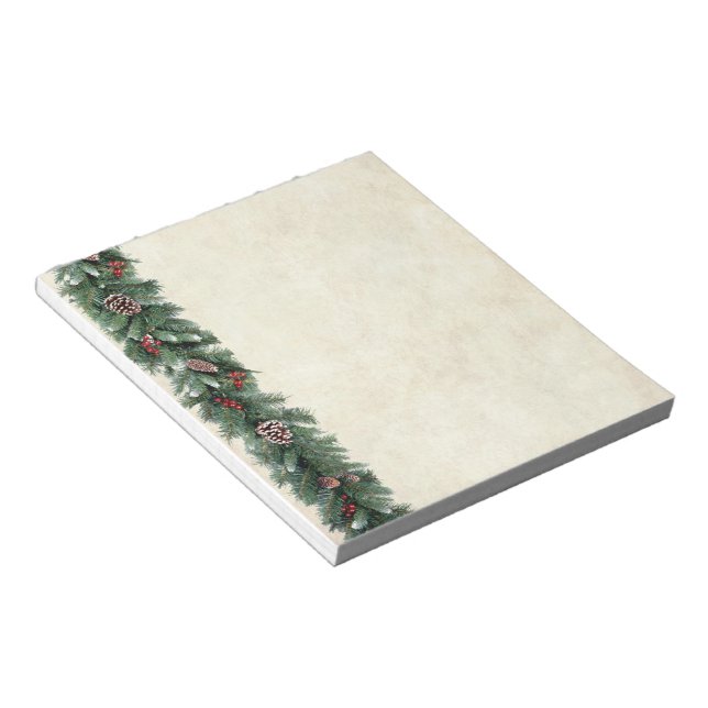 Bloc-note Pine Garland (Incliné)