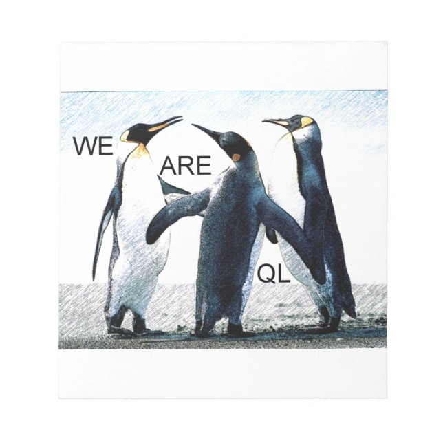 Bloc-note pingouins (Devant)