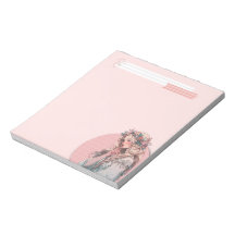Pink Simple mignon Anime Boho Notepad