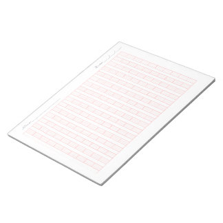 Bloc-note Pinyin Practice Paper for Kids – Chinese Writing