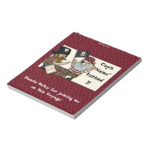Bloc-note Pirate Birthday Candy Bar Wrapper Party Favoriser