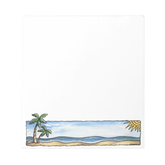 Bloc-note Plage de Sunny (Devant)