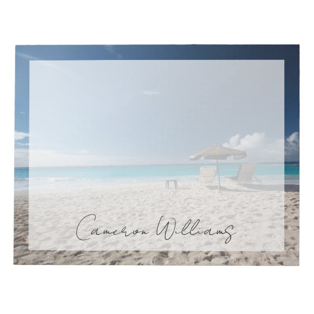 Bloc-note Plages tropicales | Sandy Beach, Anguilla (Devant)