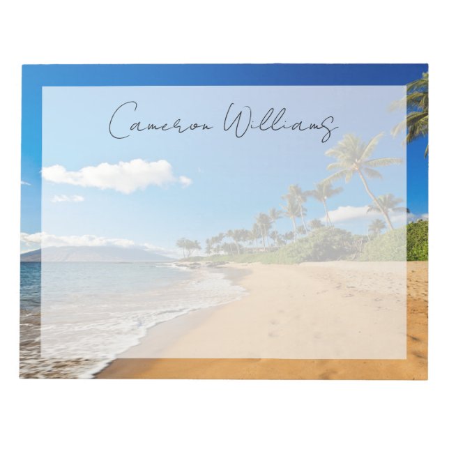 Bloc-note Plages tropicales | Wailea, Maui, Hawaii (Devant)