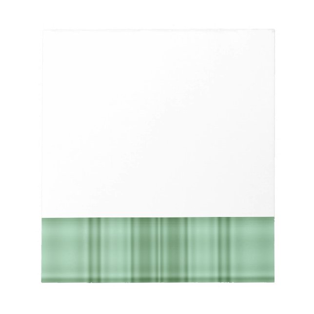 Bloc-note Plaid vert (Devant)
