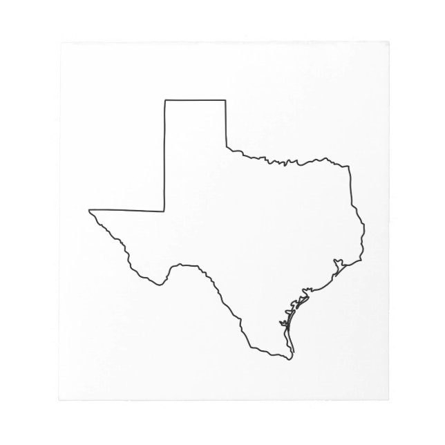 Bloc-note Plan de la collection Texas (Devant)