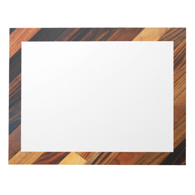 Bloc-note Plancher en bois diagonal (Devant)
