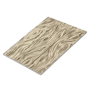 Bloc-note planches de carton à bois