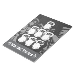 Bloc-note Planificateur hebdomadaire de routine de travail c