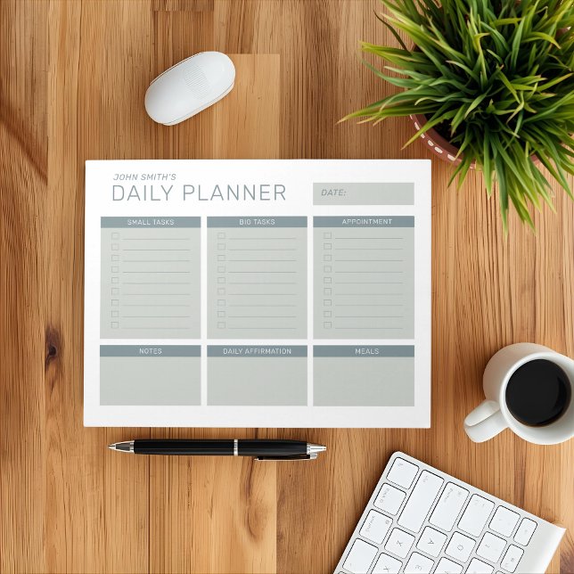 Bloc-note Plannière quotidienne professionnelle simple et mo (Créateur téléchargé)