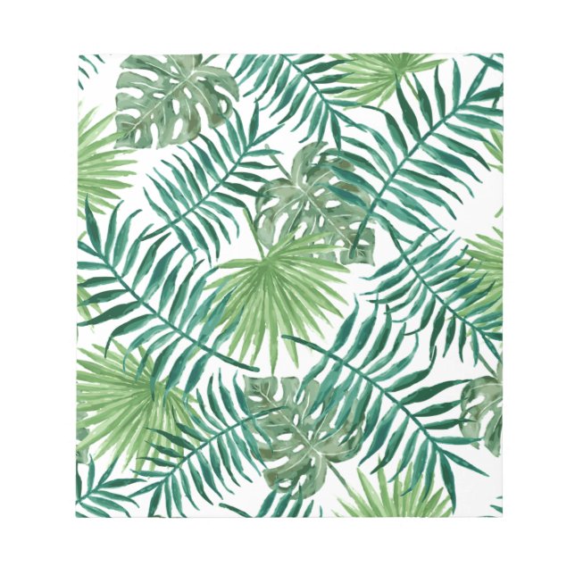 Bloc-note Plant Tropical Botanical Palm Leaf (Devant)