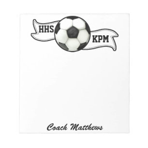 Bloc-note Plaque de notes de football scolaire - SRF