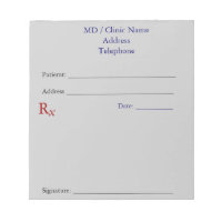 Plaquettes de prescription manuelles (Gris)