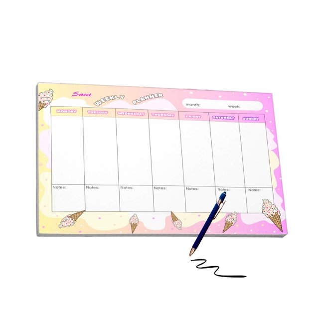 Bloc-note Plongée de crème glacée (Créateur téléchargé)