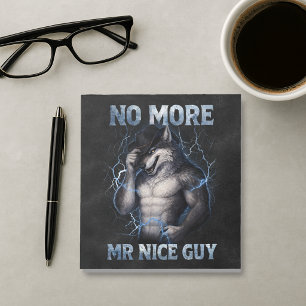 Bloc-note Plus de Monsieur Gentil Garçon Mème Drôle de Loup 
