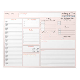 Bloc-note Poche   Planificateur quotidien   5 et 1 Journal a