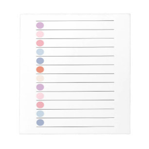Bloc-note Points Colorés Fun & Stationery Vibrant