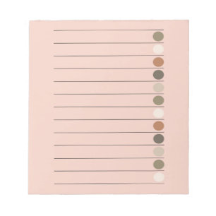 Bloc-note Points Roses Colorés Fun & Stationery Vibrant