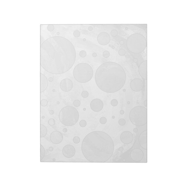 Bloc-note Pois Rainy Sky Grey (Tourné)