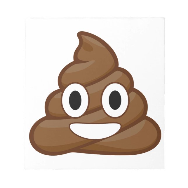 Bloc-note poop emoji (Devant)