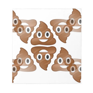 Bloc-note poop emojis