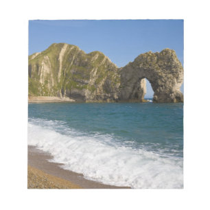 Bloc-note Porte de Durdle, crique de Lulworth, côte jurassiq