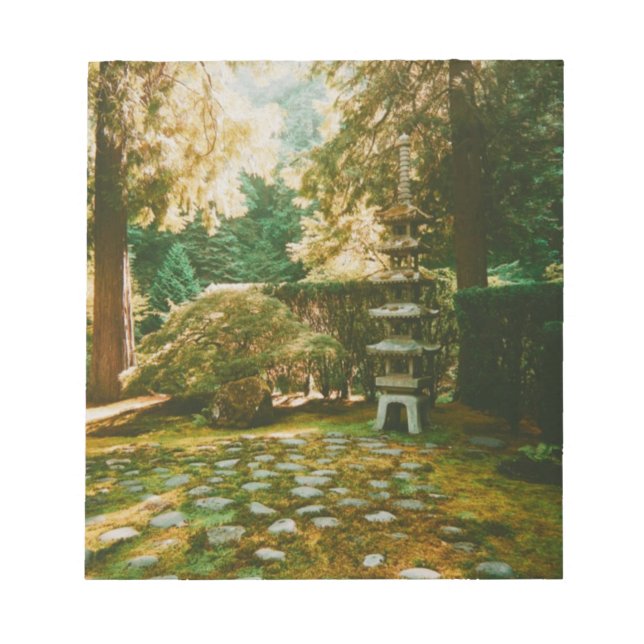 Bloc-note Portland Jardin japonais (Devant)