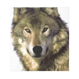 Bloc-note Portrait de Loup