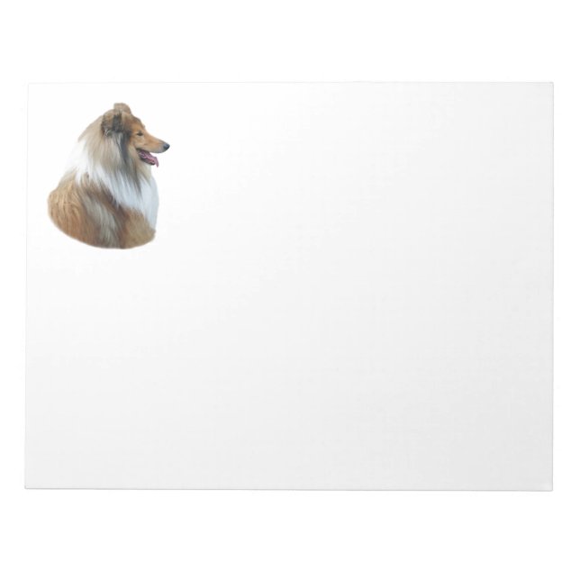 Bloc-note Portrait de Rough Collie (Devant)