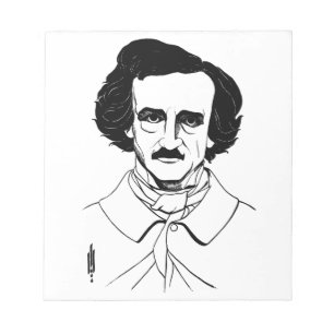 Bloc-note Portrait d'Edgar Allan Poe