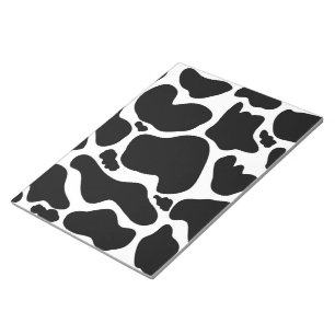 Bloc-note Pots de vache noir simple Animal