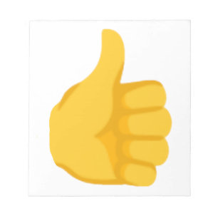 Bloc-note Pouce vers le haut Emoji