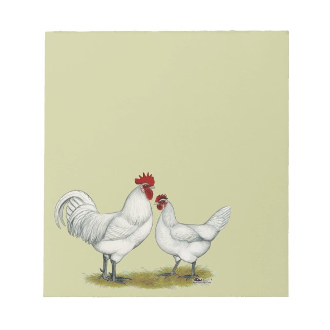 Bloc-note Poulets de pieds bleus (Devant)
