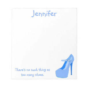 Bloc-note Pour les filles qui aiment les chaussures haute ta