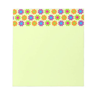 Bloc-note Pouvoir Fleur Rétro