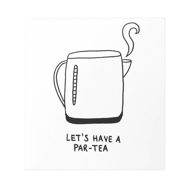 Bloc-note Prenons un Par-Tea (Devant)