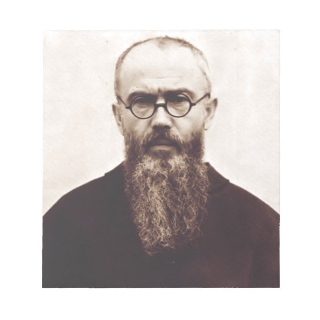 Bloc-note Prêtre catholique polonais Saint Maximilian Kolbe (Devant)
