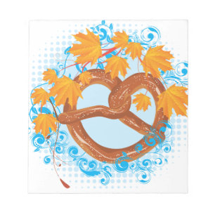 Bloc-note Pretzel de dessin animé savoureux