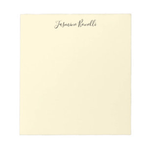 Bloc-note Professionnel Minimaliste Moderne Couleur Beige Pa
