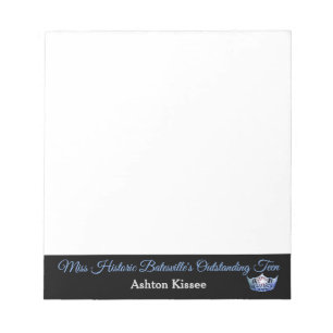 Bloc-note Protection d'autographe de couronne de