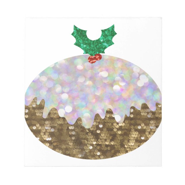Bloc-note puddings de Noël (Devant)